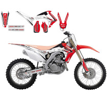 Набір наклейок (стікерів) blackbird HONDA crf 250r '14-'17, crf 450r '13-'16 лінійна