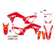 Набір наклейок (стікерів) blackbird HONDA crf 250r '18-'21, crf 450r '17-'21, crf 450x '17-'24 HONDA replica team hrc 24