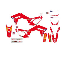 Набір наклейок (стікерів) blackbird HONDA crf 250r '18-'21, crf 450r '17-'21, crf 450x '17-'24 HONDA replica team hrc 24