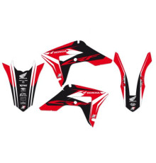 Набір наклейок (стікерів) blackbird HONDA crf 250r '22-'24, crf 450r '21-'24 dream 4 колір червоний чорний білий