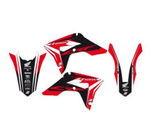 Набір наклейок (стікерів) blackbird HONDA crf 250r '22-'24, crf 450r '21-'24 dream 4 колір червоний чорний білий
