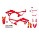 Набір наклейок (стікерів) blackbird HONDA crf 250r '22-'24, crf 450r '21-'24 replica team hrc 24