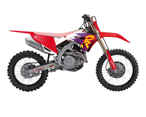 Набір наклейок (стікерів) blackbird HONDA crf 250r '22-'24, crf 450r '21-'24 ретро