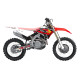Набір наклейок (стікерів) blackbird HONDA crf 250r '22-'24, crf 450r '21-'24 ретро колір червоний білий чорний