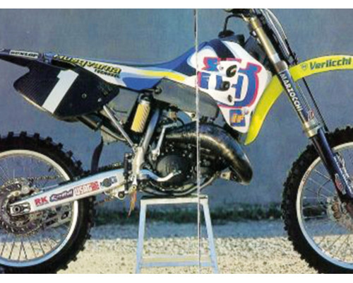 Набір наклейок blackbird husqvarna cr/wr 125/250 '98-'99 replica team husqvarna maddii 1998