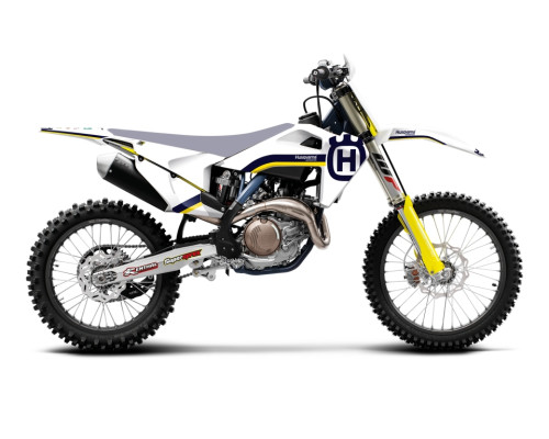 Набір наклейок (вінірів) husqvarna tc/fc '19-'22, te/fe '20-'23 retro колір білий