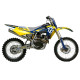 Набір наклейок blackbird husqvarna te/tc 250/450/510 '05-'07 dream 4 колір синій жовтий