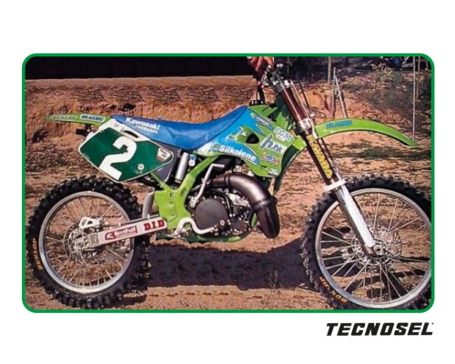 Набір наклейок blackbird kawasaki kx 125/250 '94-'98 replica team kawasaki 1994