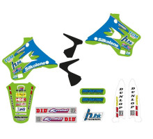 Набір наклейок blackbird kawasaki kx 125/250 '94-'98 replica team kawasaki 1994