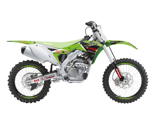 Набір наклейок (стікерів) blackbird kawasaki kx 250f '17-'20 replica kawasaki racing team 22