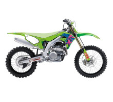 Набір наклейок (декалей) kawasaki kx 250f '21-'23, kx 450f '19-'24 ретро
