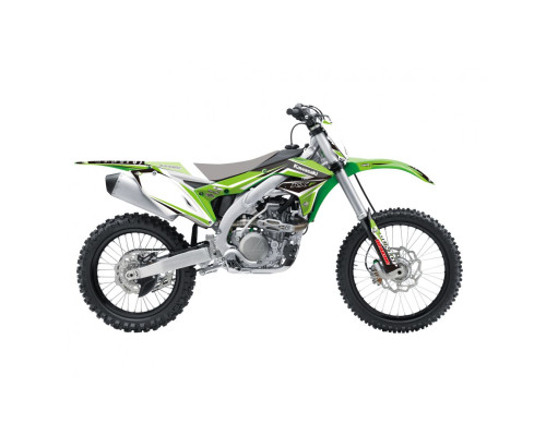 Набір наклейок blackbird kawasaki kx 450f '16-'18 dream 4 кольори зелений чорний