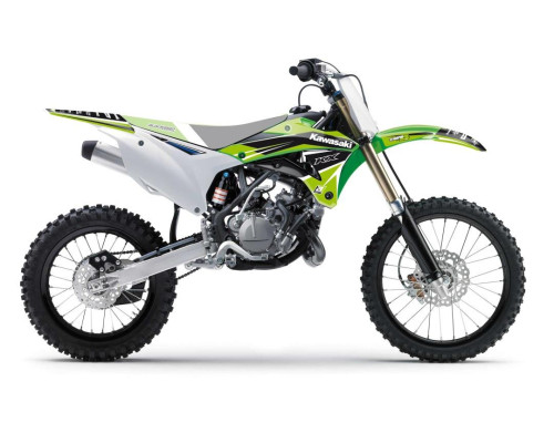 Набір наклейок blackbird kawasaki kx 85 '14-'21 dream 4 колір зелений чорний