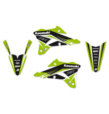 Набір наклейок blackbird kawasaki kx 85 '14-'21 dream 4 колір зелений чорний
