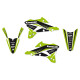 Набір наклейок blackbird kawasaki kx 85 '14-'21 dream 4 колір зелений чорний