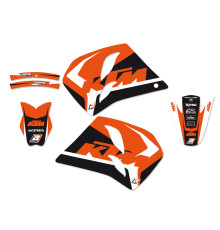 Набір наклейок blackbird ktm 2t '93-'97 (2-тактні all balls моделі) dream 4 колір помаранчевий чорний