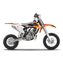 Набір наклейок (вінірів) blackbird ktm sx 50 '16-'23 dream 4 кольори помаранчевий білий чорний