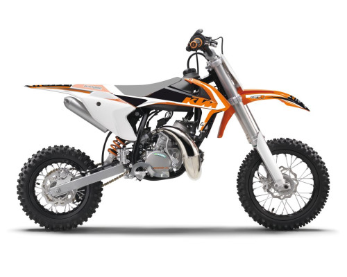 Набір наклейок (вінірів) blackbird ktm sx 50 '16-'23 dream 4 кольори помаранчевий білий чорний