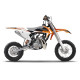 Набір наклейок (вінірів) blackbird ktm sx 50 '16-'23 dream 4 кольори помаранчевий білий чорний