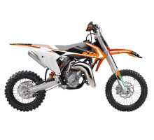 Набір наклейок (вінірів) blackbird ktm sx 65 '16-'23 dream 4 кольори помаранчевий білий чорний