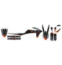 Набір наклейок (декалей) blackbird ktm sx/sx-f '19-'22, exc/exc-f '20-'23 колір чорний сірий матовий