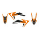 Набір наклейок (стікерів) blackbird ktm sx/sx-f '23, exc/exc-f '24 dream 4
