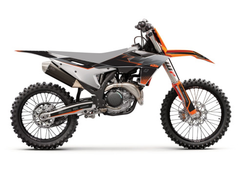 Набір наклейок (вінірів) blackbird ktm sx/sx-f '23, exc/exc-f '24 матовий чорний ktm