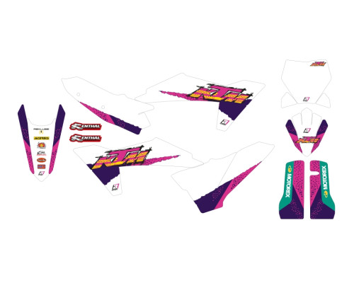 Набір наклейок (вінірів) ktm sx/sx-f '23, exc/exc-f '24 ретро