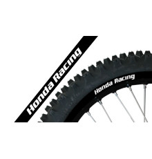 Blackbird набір наклейок (стікерів) на диски HONDA racing чорного кольору