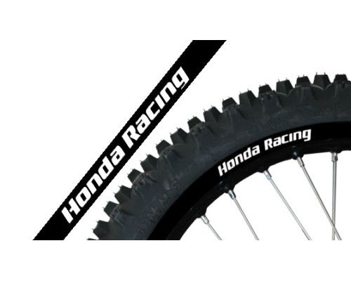 Blackbird набір наклейок (стікерів) на диски HONDA racing чорного кольору
