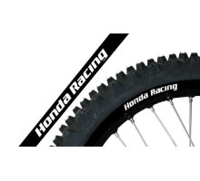 Blackbird набір наклейок (стікерів) на диски HONDA racing чорного кольору