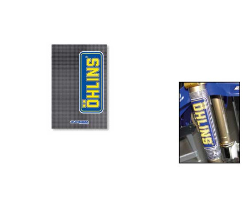 Набір наклейок на телескоп blackbird ohlins-carbon 2 шт.
