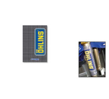 Набір наклейок на телескоп blackbird ohlins-carbon 2 шт.
