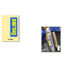 Набір наклейок на телескоп blackbird ohlins-clear 2 шт