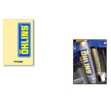 Набір наклейок на телескоп blackbird ohlins-clear 2 шт