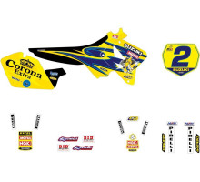 Набір наклейок (стікерів) blackbird suzuki rm 125/250 '01-'24 replica team suzuki 2001