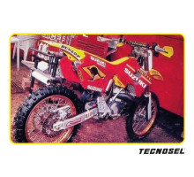 Набір наклейок (стікерів) blackbird suzuki rm 125/250 '96-'00 replica team suzuki 1998