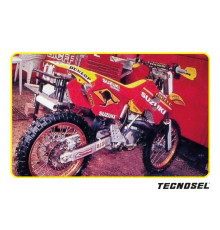 Набір наклейок (стікерів) blackbird suzuki rm 125/250 '96-'00 replica team suzuki 1998