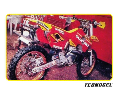 Набір наклейок (стікерів) blackbird suzuki rm 125/250 '96-'00 replica team suzuki 1998