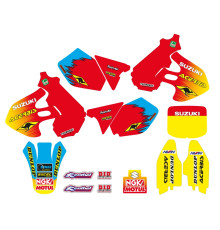 Blackbird набір наклейок (стікерів) suzuki rm 125/250 '96-'00 replica team suzuki 1999