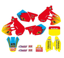 Blackbird набір наклейок (стікерів) suzuki rm 125/250 '96-'00 replica team suzuki 1999