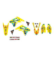 Набір наклейок (декалей) blackbird suzuki rmz 250 '10-'18 репліка suzuki ksrt resЗАДНІe 22
