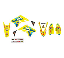 Набір наклейок (декалей) blackbird suzuki rmz 250 '10-'18 репліка suzuki ksrt resЗАДНІe 22