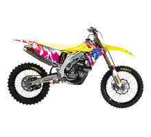 Blackbird набір наклейок (вінірів) suzuki rmz 250 '19-'24, rmz 450 '18-'24 retro suzuki