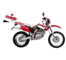 Набір наклейок (стікерів) blackbird YAMAHA tt 600r '97-'05 dream 2 колір білий червоний