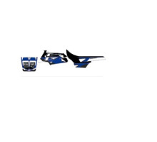 Набір наклейок (стікерів) blackbird YAMAHA yfs 200 blaster '88-'06 dream 2
