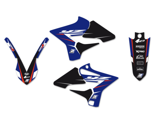 Набір наклейок (декалей) blackbird YAMAHA yz 125/250 '22-'24 dream 4 колір синій чорний