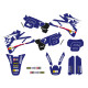 Набір наклейок (стікерів) blackbird YAMAHA yz 125/250 '96-'01 replica team YAMAHA 1998
