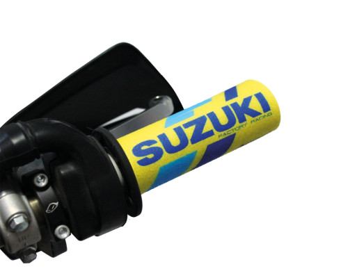 Захисні накладки blackbird для suzuki ksrt resЗАДНІe 22 логотип жовто-блакитний колір