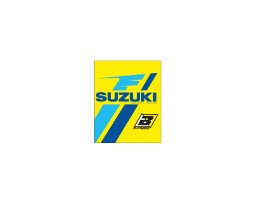 Захисні накладки blackbird для suzuki ksrt resЗАДНІe 22 логотип жовто-блакитний колір